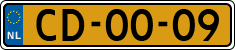 License plate of the Netherlands, Diplomatic