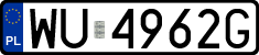 License plates of Poland, Regular car plates