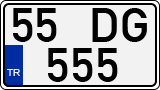License plate of Turkey, Regular plates