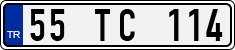 License plate of Turkey, Regular plates