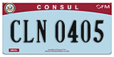 Federal license plates, Diplomatic