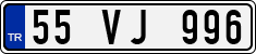 License plate of Turkey, Regular plates