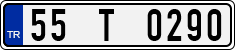 License plate of Turkey, Regular plates