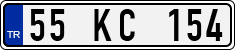 License plate of Turkey, Regular plates