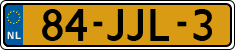 License plate of the Netherlands, Cars