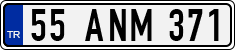 License plate of Turkey, Regular plates