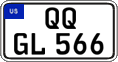 Federal license plates, US Army in Germany
