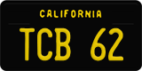 California, Vanity Plates