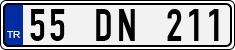 License plate of Turkey, Regular plates