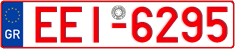 License plate of Greece, Tax-exempt vehicles