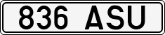 License plate of Estonia, Regular car plates