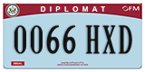 Federal license plates, Diplomatic (United Nations)