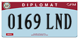 Federal license plates, Diplomatic (United Nations)