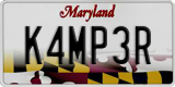 Maryland, Vanity Plates