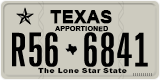 Texas, Apportioned vehicles (2012) (A12-3456)