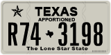 Texas, Apportioned vehicles (2012) (A12-3456)