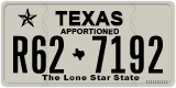 Texas, Apportioned vehicles (2012) (A12-3456)