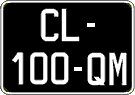 French license plate, SIV (oldtimers)
