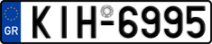 License plate of Greece, Cars