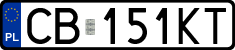 License plates of Poland, Regular car plates