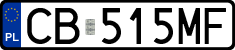 License plates of Poland, Regular car plates