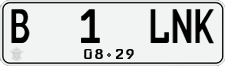 License plate of Indonesia, Regular plates
