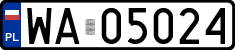 License plates of Poland, Regular car plates