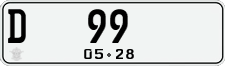 License plate of Indonesia, Regular plates