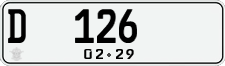 License plate of Indonesia, Regular plates