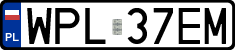 License plates of Poland, Regular car plates