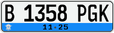License plate of Indonesia, Regular plates