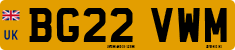 License plate of the United Kingdom, 2001 year system