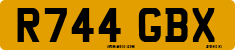 License plate of the United Kingdom, 1983 year system