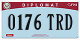 Federal license plates, Diplomatic (United Nations)