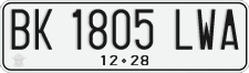 License plate of Indonesia, Regular plates