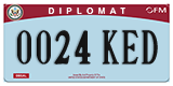 Federal license plates, Diplomatic (United Nations)