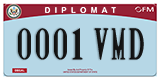 Federal license plates, Diplomatic (United Nations)
