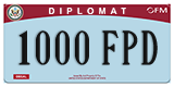 Federal license plates, Diplomatic (United Nations)