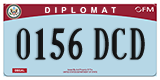 Federal license plates, Diplomatic (United Nations)