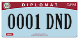 Federal license plates, Diplomatic (United Nations)