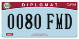 Federal license plates, Diplomatic (United Nations)