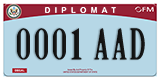 Federal license plates, Diplomatic (United Nations)