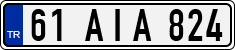 License plate of Turkey, Regular plates