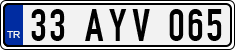 License plate of Turkey, Regular plates