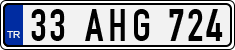 License plate of Turkey, Regular plates