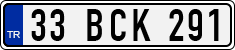License plate of Turkey, Regular plates