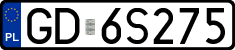 License plates of Poland, Regular car plates