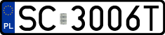 License plates of Poland, Regular car plates