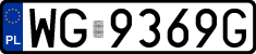 License plates of Poland, Regular car plates