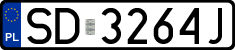 License plates of Poland, Regular car plates